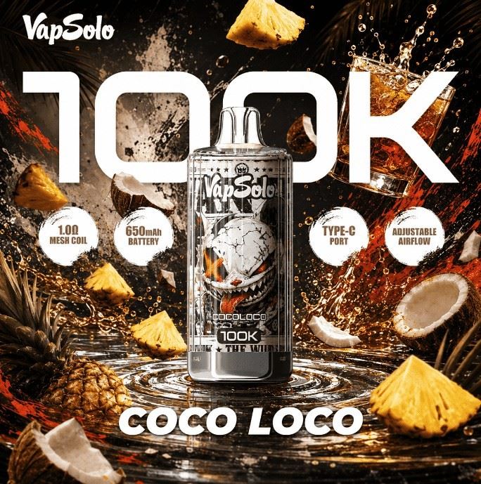 Vapsolo 100000 Puff 100K Spainish Version Disposable Vape Wholesale high quality